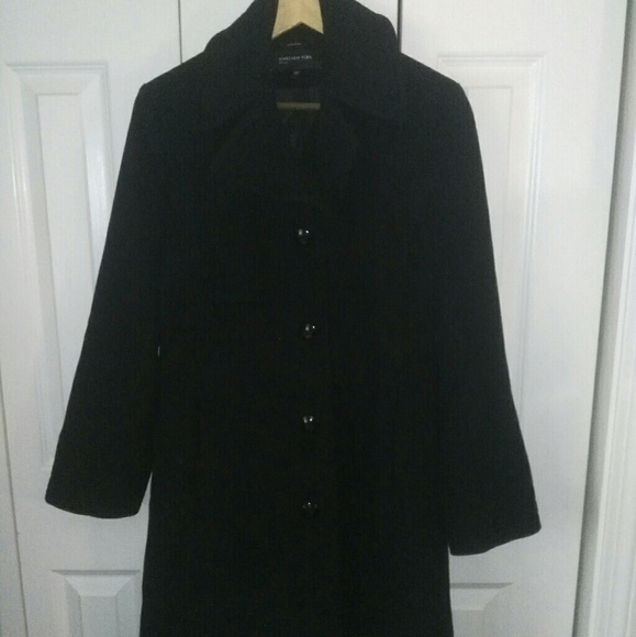 Jones New York Wool Long Dress Coat - Picture 1 of 8